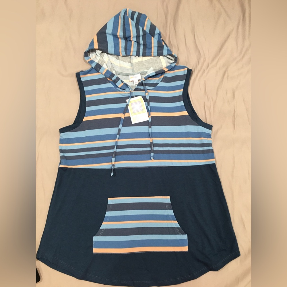 LuLaRoe Sleeveless pocket Hoodie